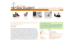 Desktop Screenshot of frugallawstudent.com